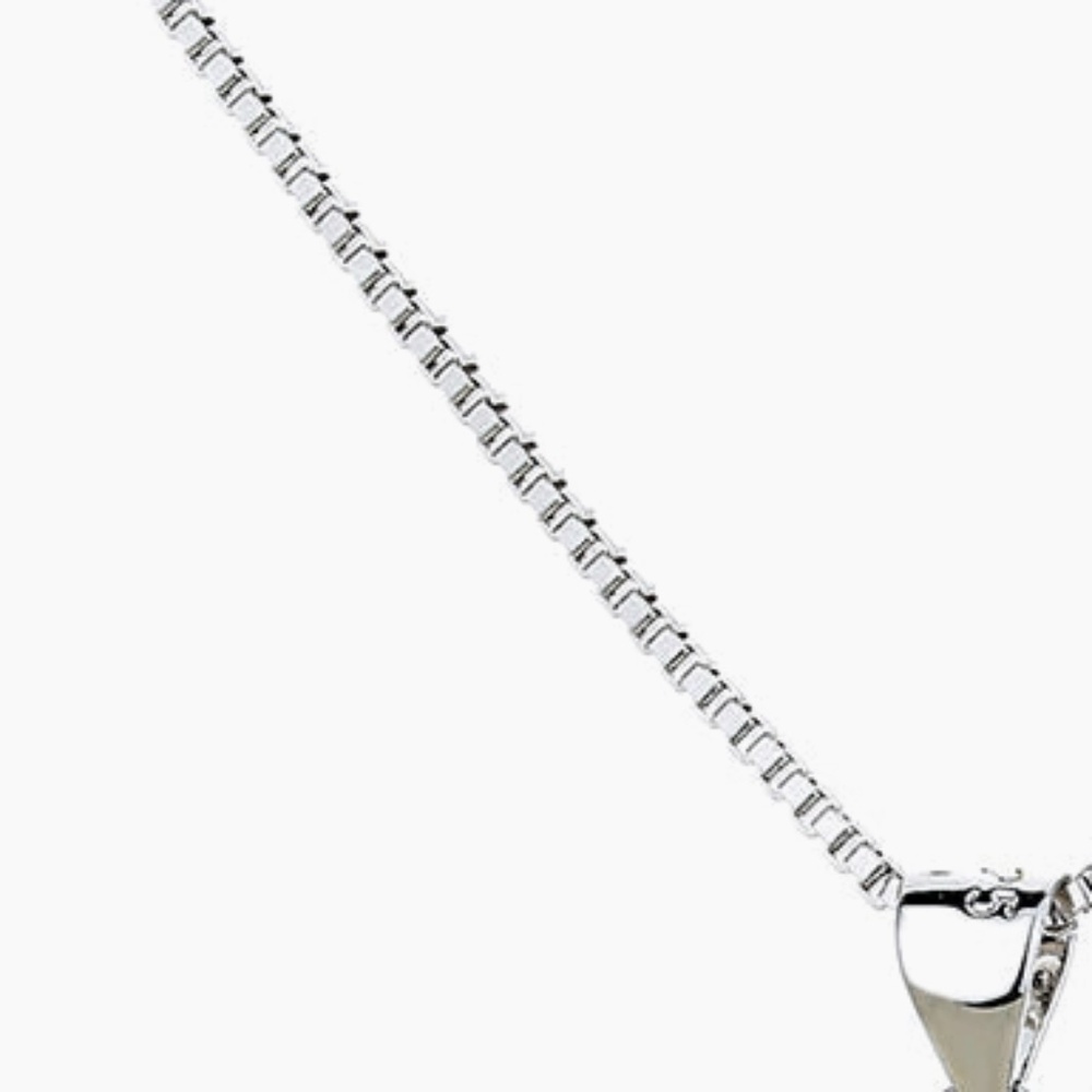 Amy and Annette 925 SS Plated Hair Stylist Necklace w/Swarovski Crystals 18-19" - Picture 4 of 4